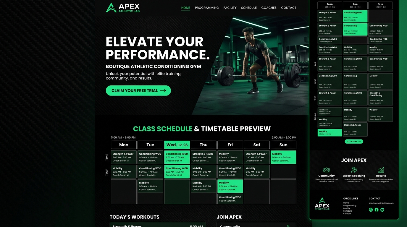 Apex Athletic Lab Preview